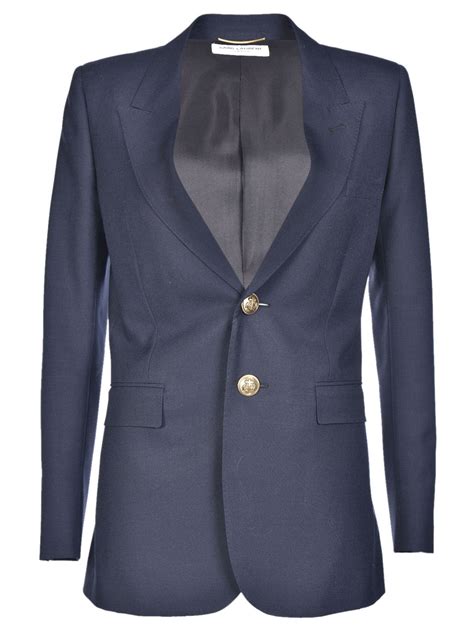 ysl classic blazer damen doppelreihe|SAINT LAURENT Coats and Jackets for Women .